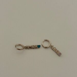 Silver Amor and Love Charms